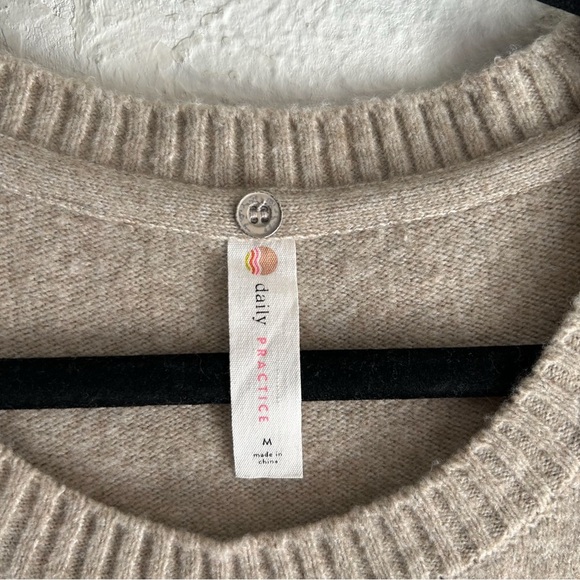 Daily Practice by Anthropologie Sweater Midi Dress Fair Isle Knit M Cozycore - Picture 6 of 6